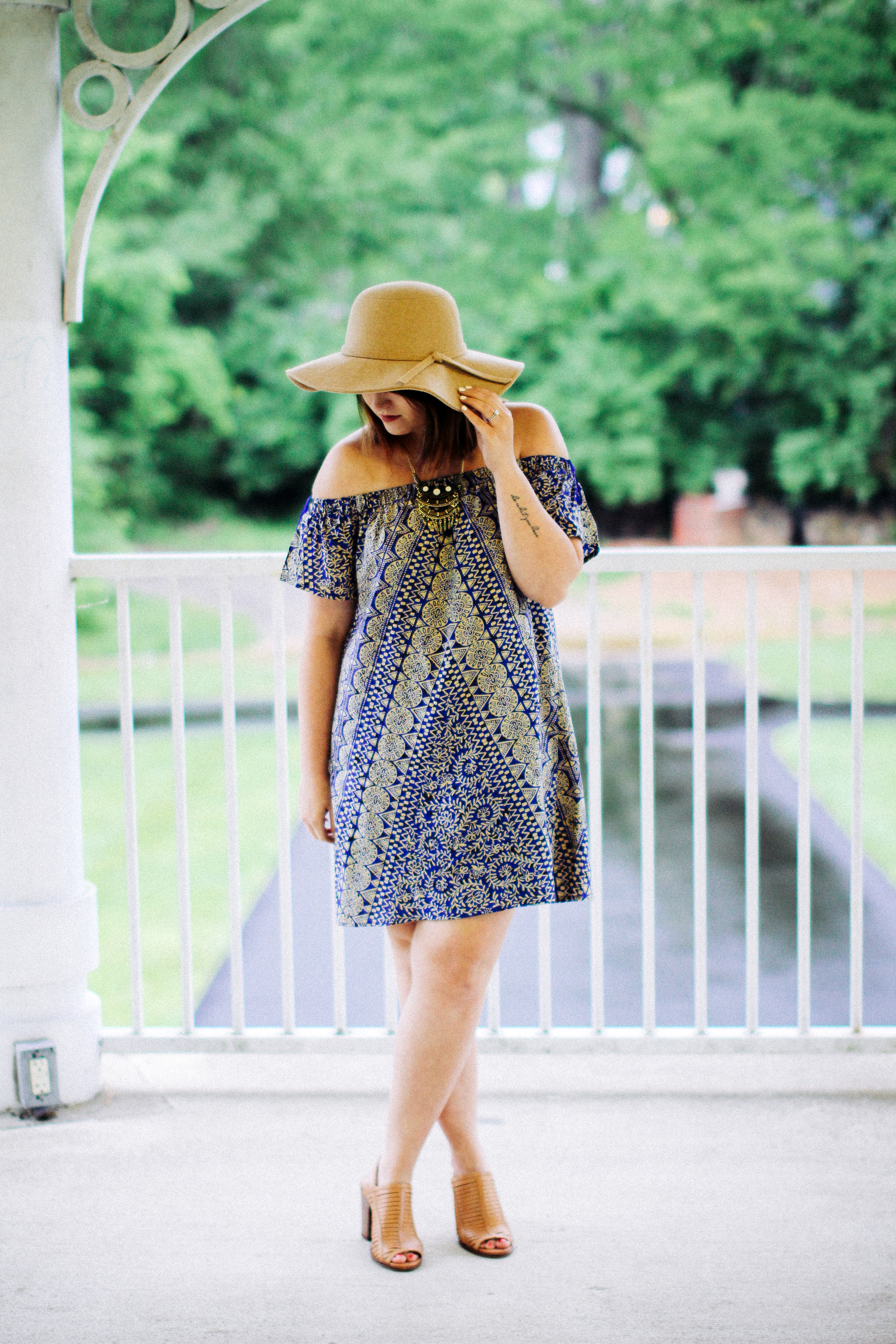 Cold Shoulder Urban Outfitters Dress Summer Style via www.chelceytate.com