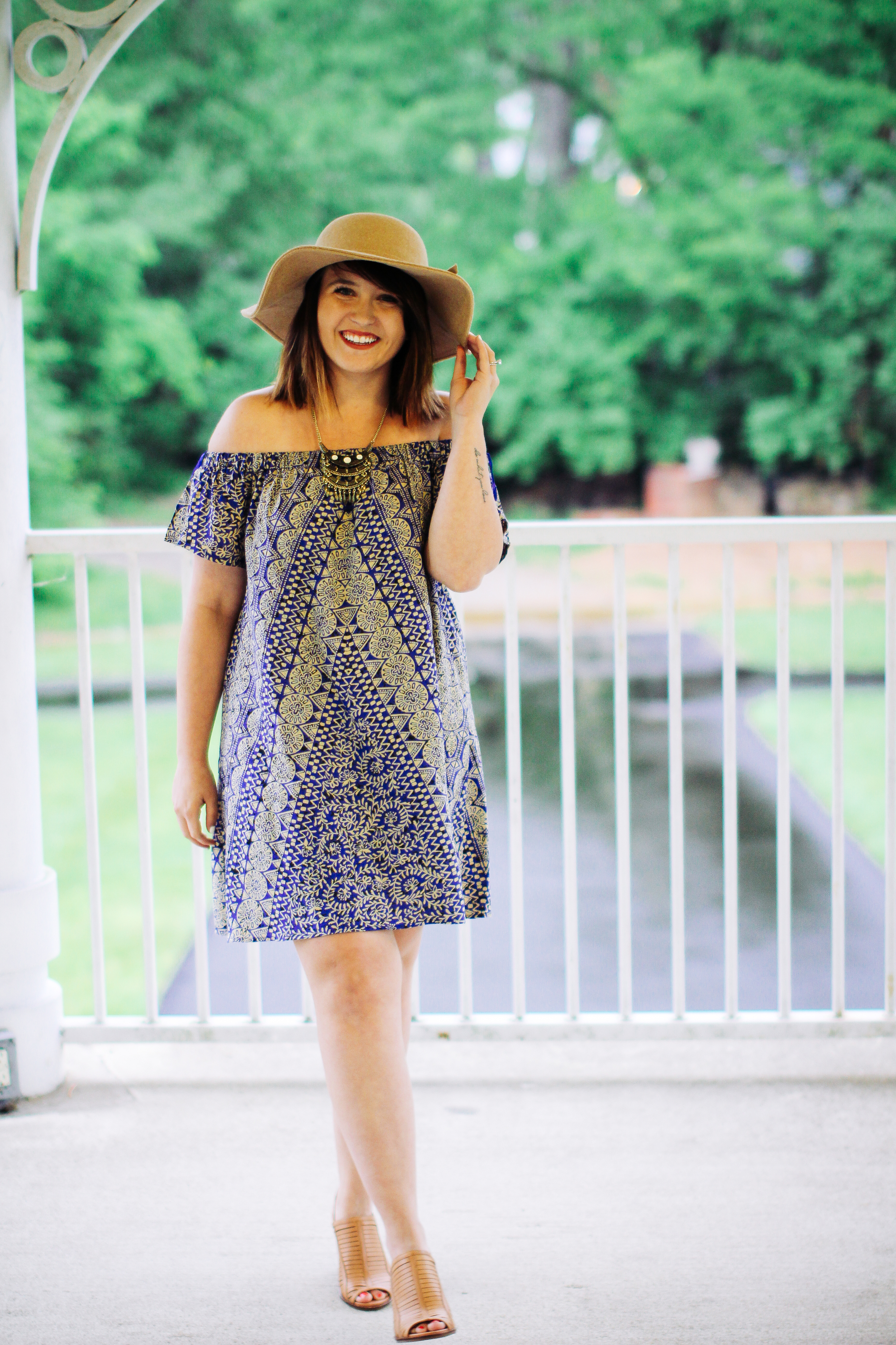 Cold Shoulder Urban Outfitters Dress Summer Style via www.chelceytate.com