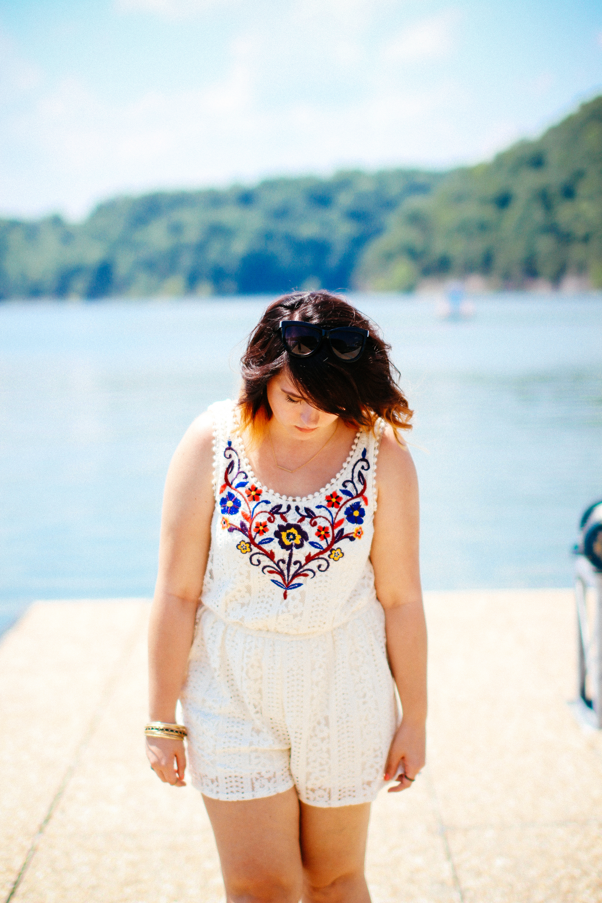 Little Lace Romper www.chelceytate.com @target @dswshoelovers @freepeople