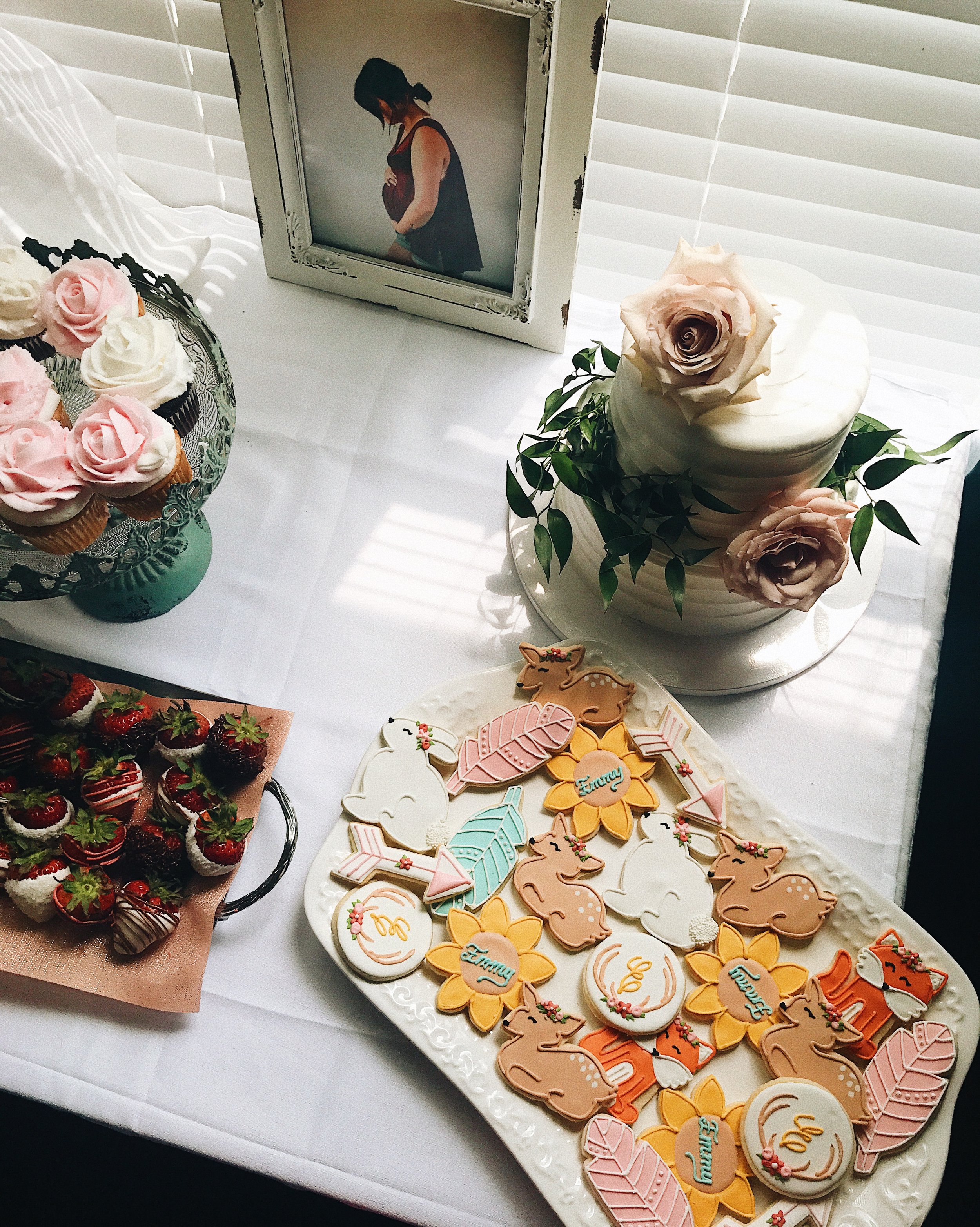 Boho Baby Shower: Celebrating Emmy via chelceytate.com