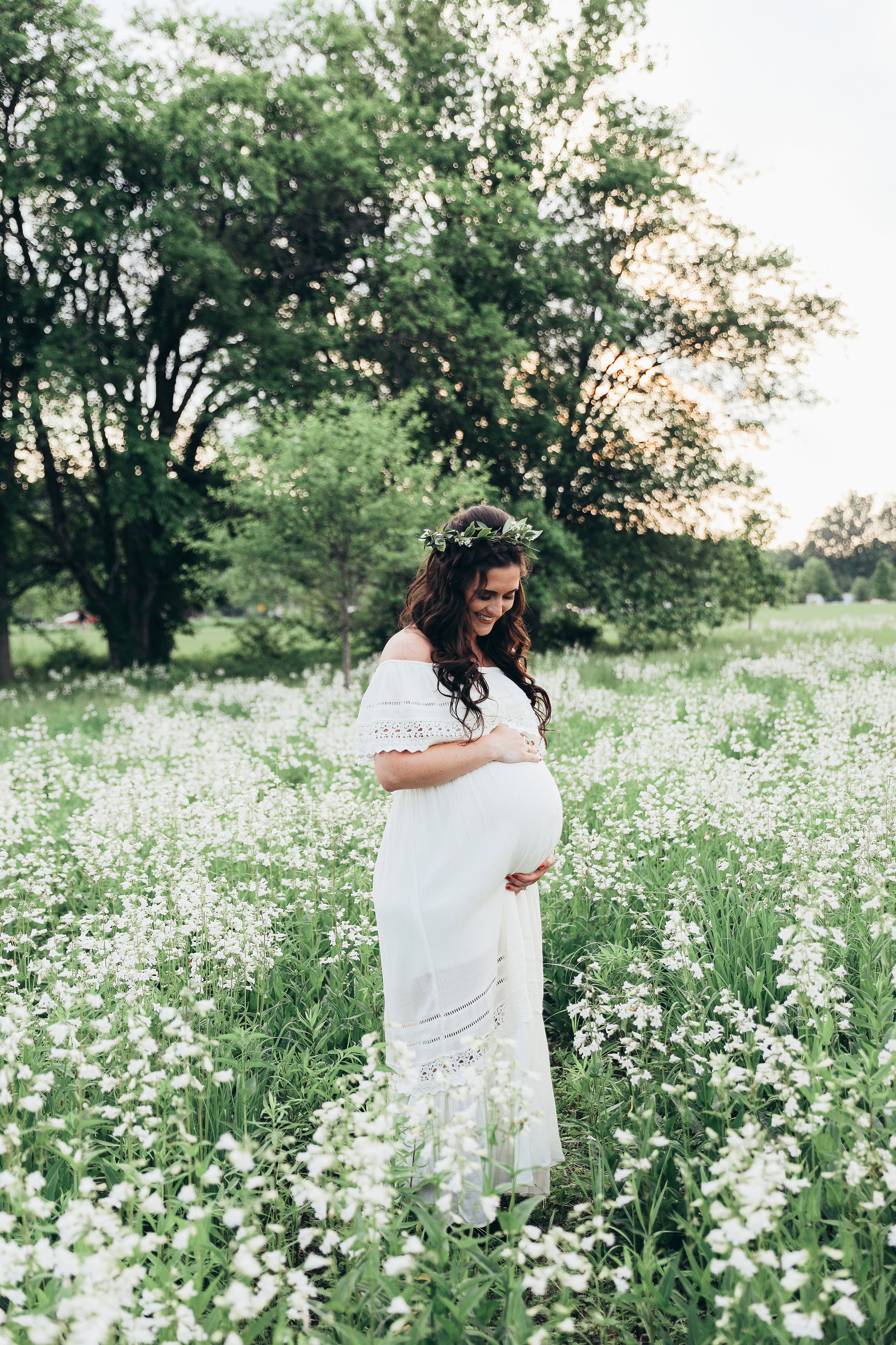 boho maternity photo session louisville kentucky boho mama to be by photographer Chelcey Tate