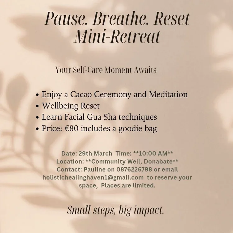 Mini Retreat with Pauline - Cacao, Meditation, Wellness Reset & Facial Gua Sha