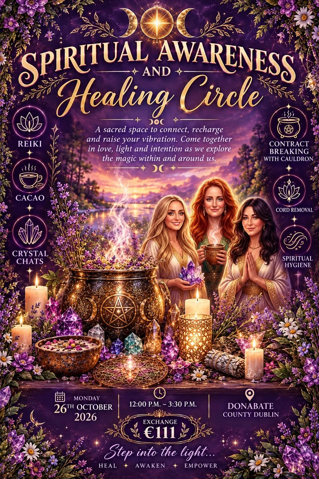 Spiritual Awareness and Healing Circle with Niamh, Sinead &amp; Amy