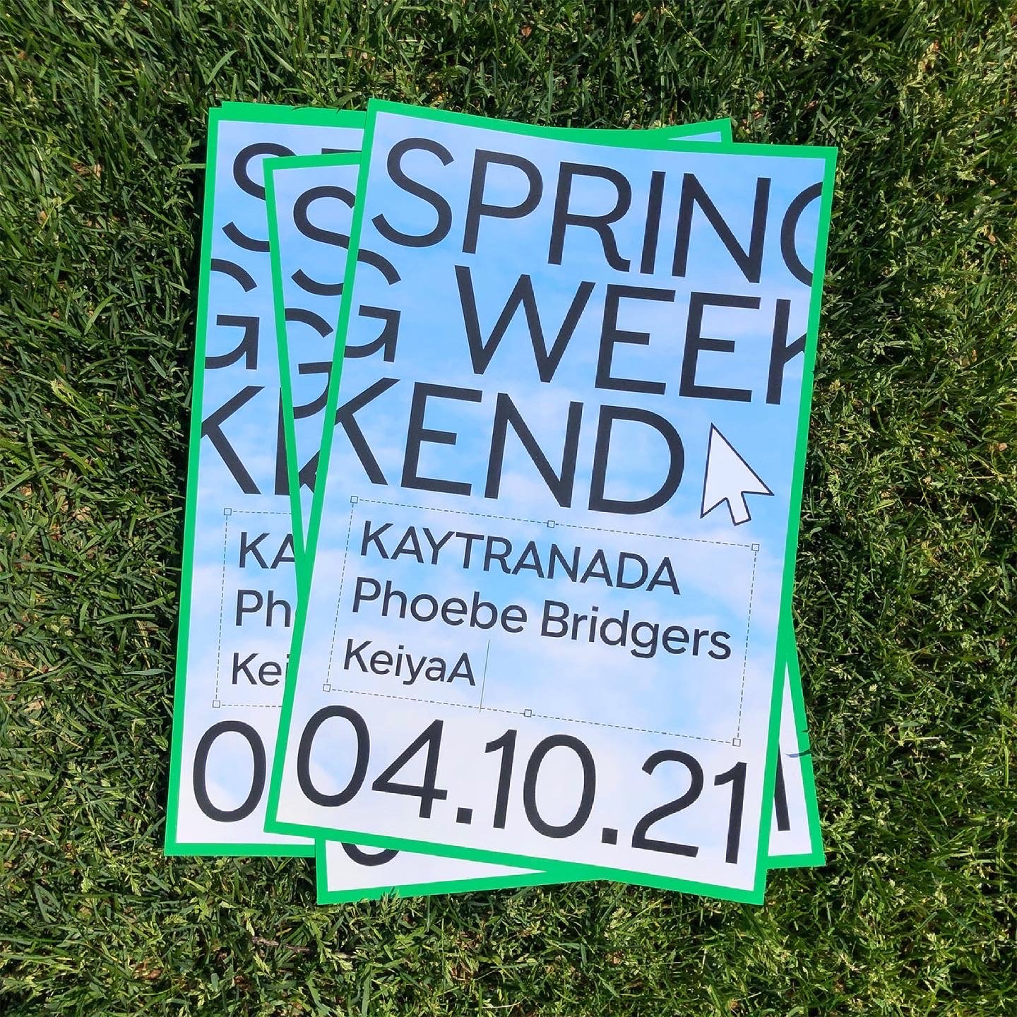 Brown University Spring Weekend Festival Poster, 2021