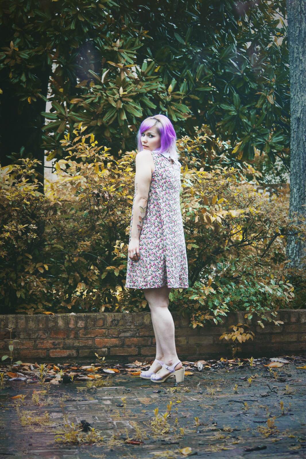 Dress: ASOS Shoes: Swedish Hasbeens
