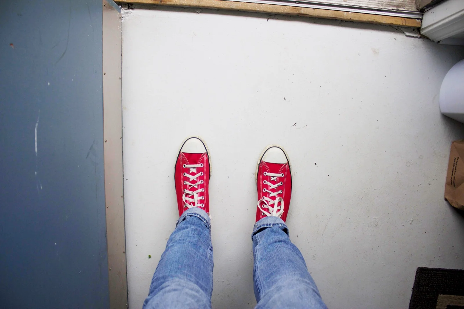 My husband landed some nice vintage Chucks yesterday! So cute!