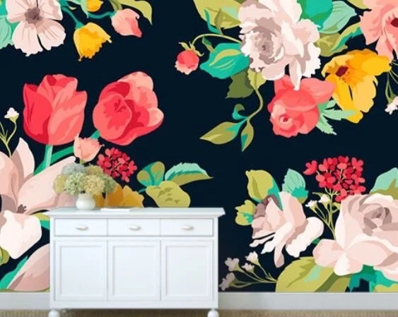 This is the *digital* version of the print we chose for our dining room! I think we're scaling it down some, but it's gorgeous! // muralsyourway.com