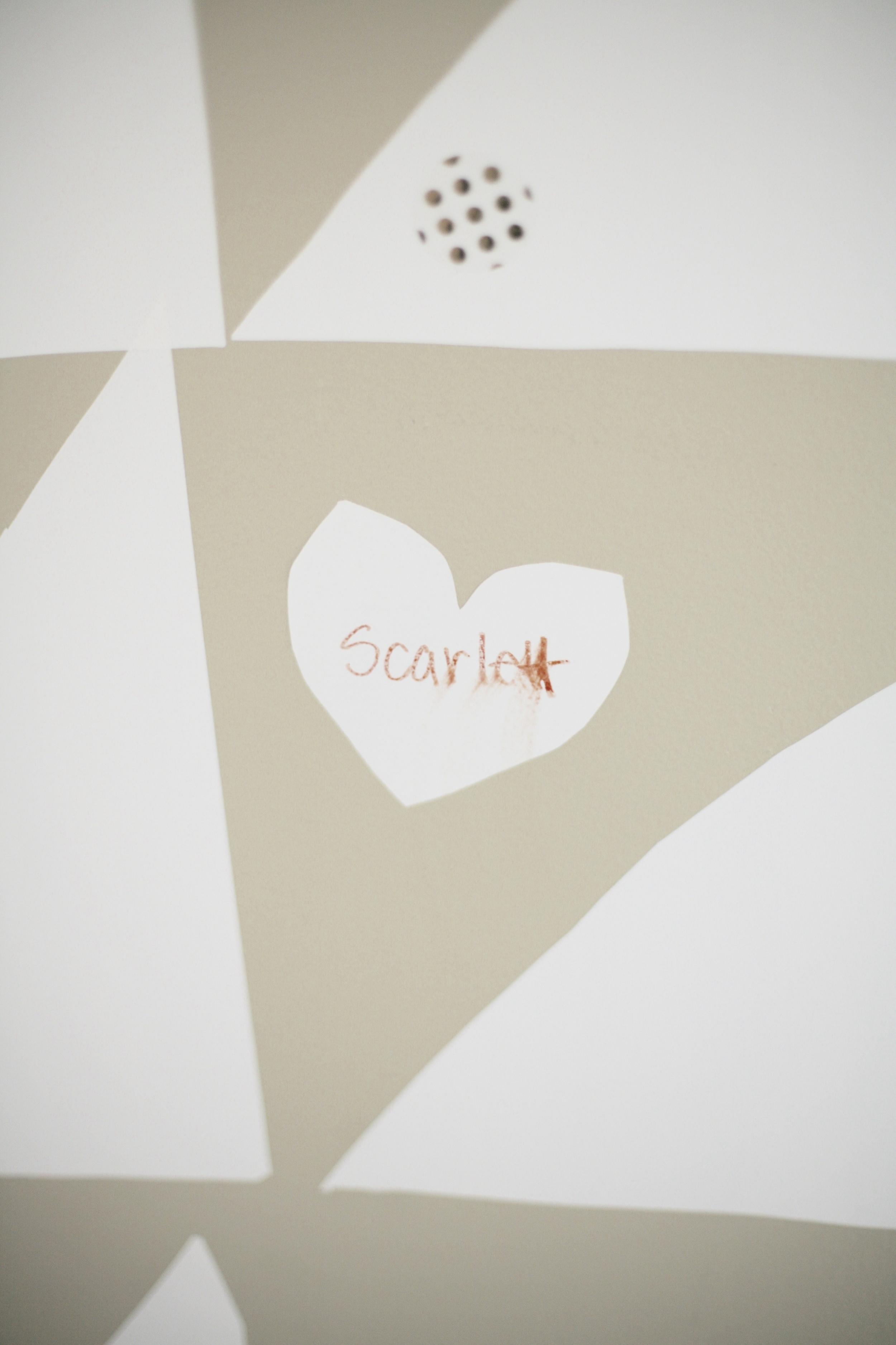 My neighbor/niece dropped by yesterday and we played with the contact paper scraps!
