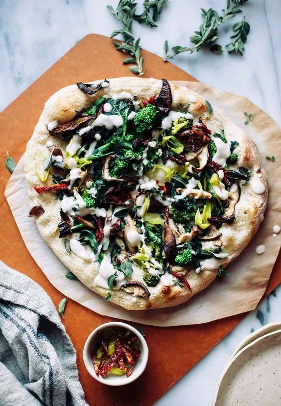 I can't even with this pizza recipe from her blog. Source: thefirstmess.com