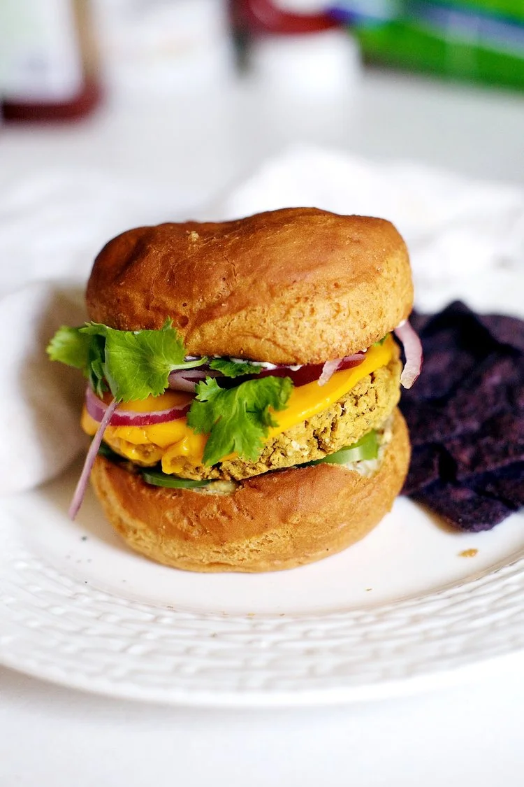White Bean Veggie Burgers