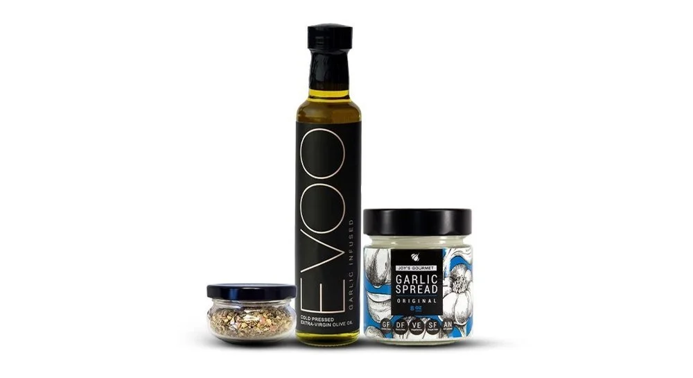 Joy's Gourmet EVOO and Garlic Trio