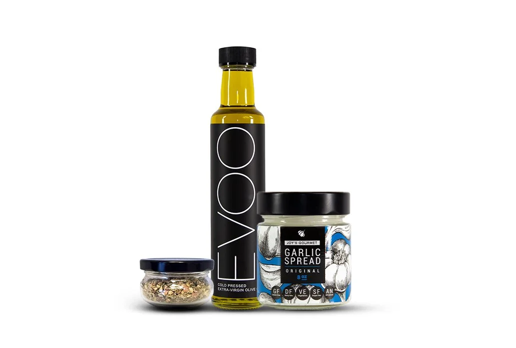 Garlicky Baked Potatoes, Onions and Mushrooms