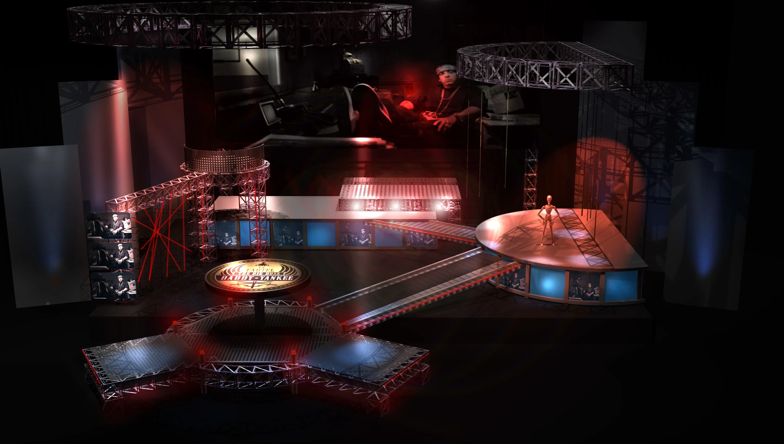 Daddy Yankee - Touring Stage Design with Lighting Scheme 2
