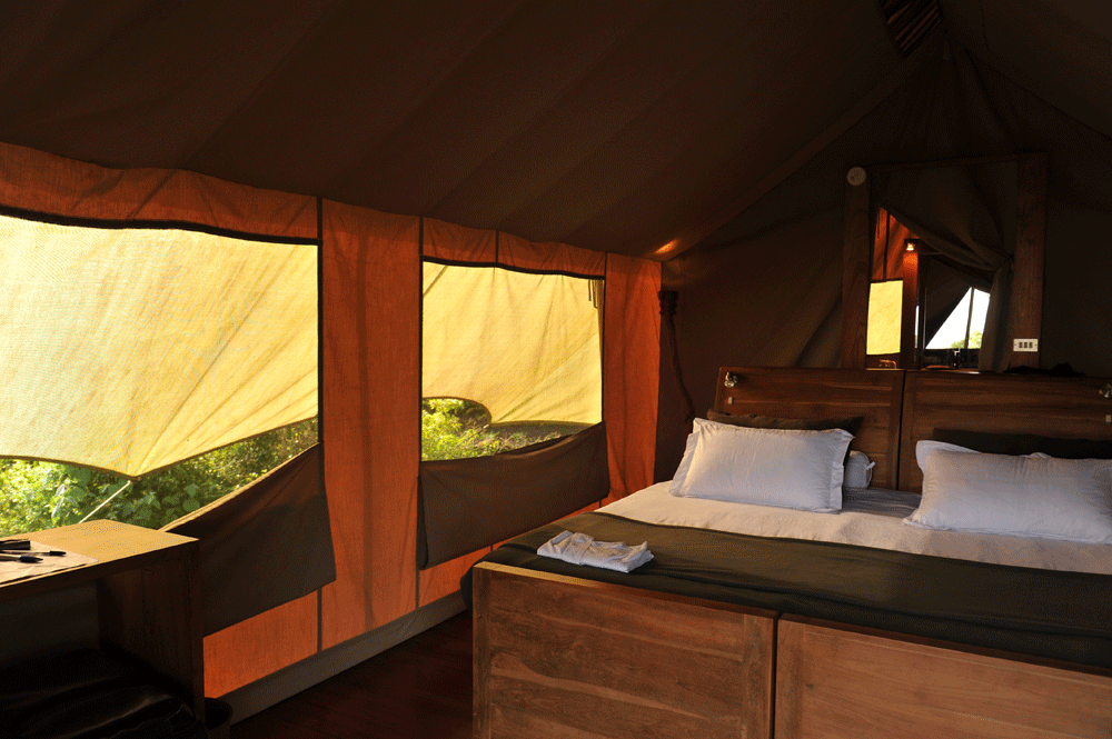 Luxury tented camp