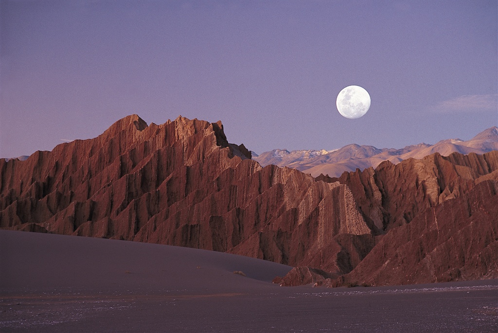 The surreal landscape of the Atacama