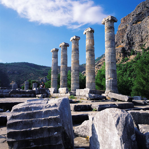 Luxury Turkey Tour: Temple of Athena at Priene (Wes Walker)