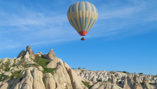 1. Exceptional exploration above Cappadocia with sunrise ballooning.
