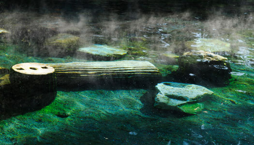 5. Swim through crystal clear water over Cleopatra's bath.