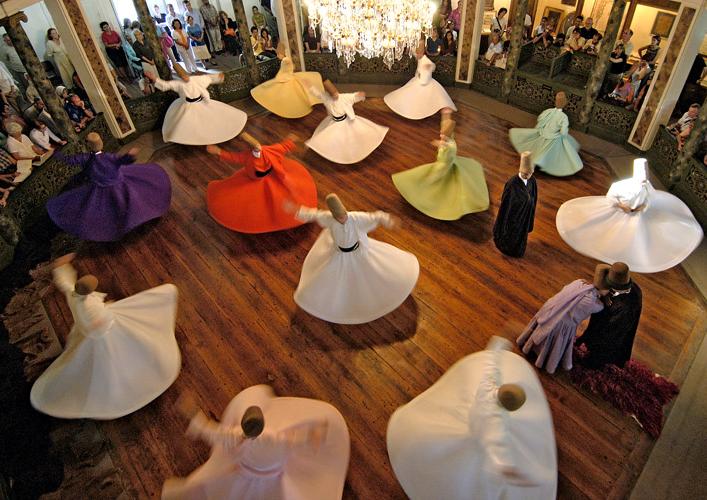 Whirling Dervish Sema, Istanbul.