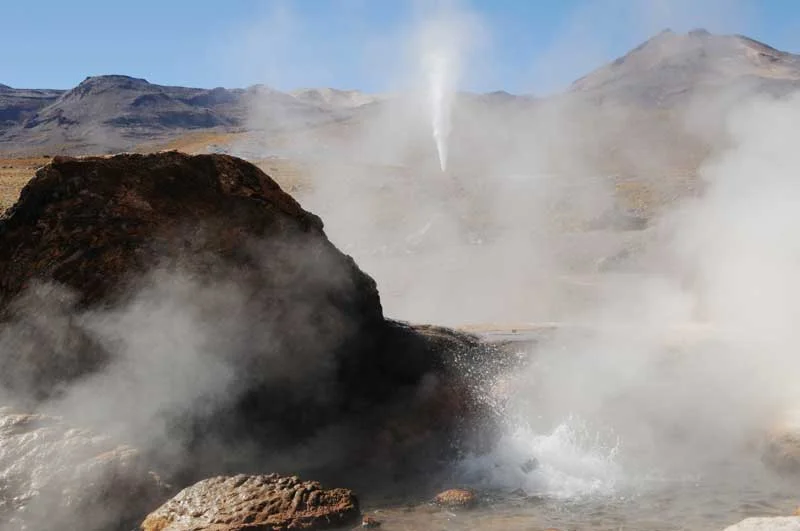 Geysers in Atacama. Photo: Bill Roberson