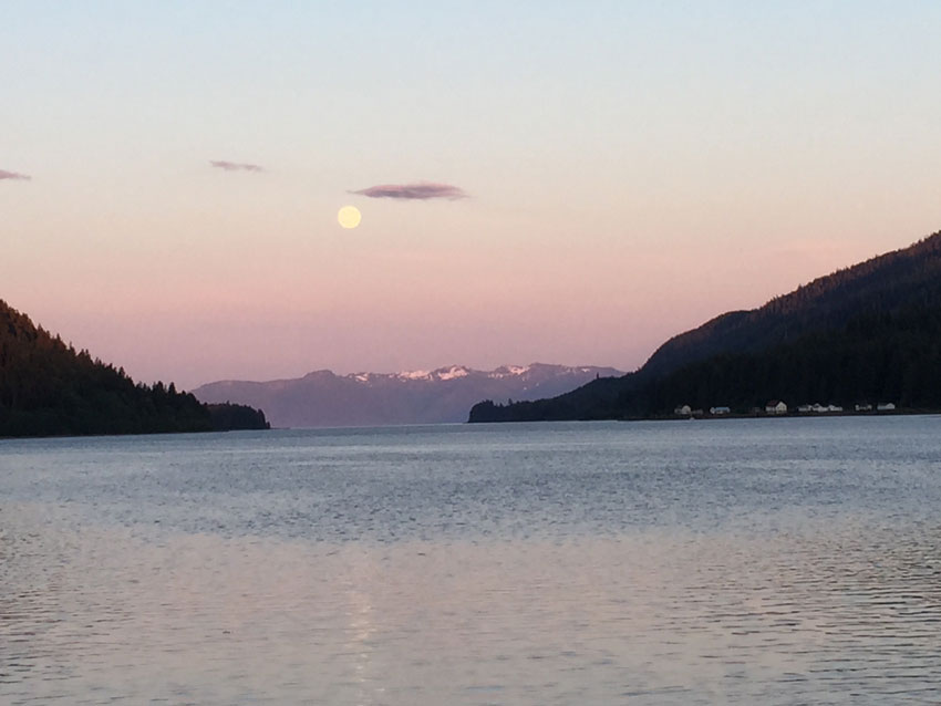 Full Moon over Peril Strait
