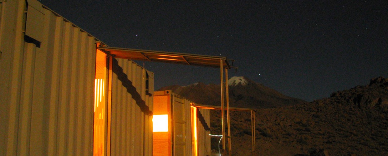 Converted shipping containers