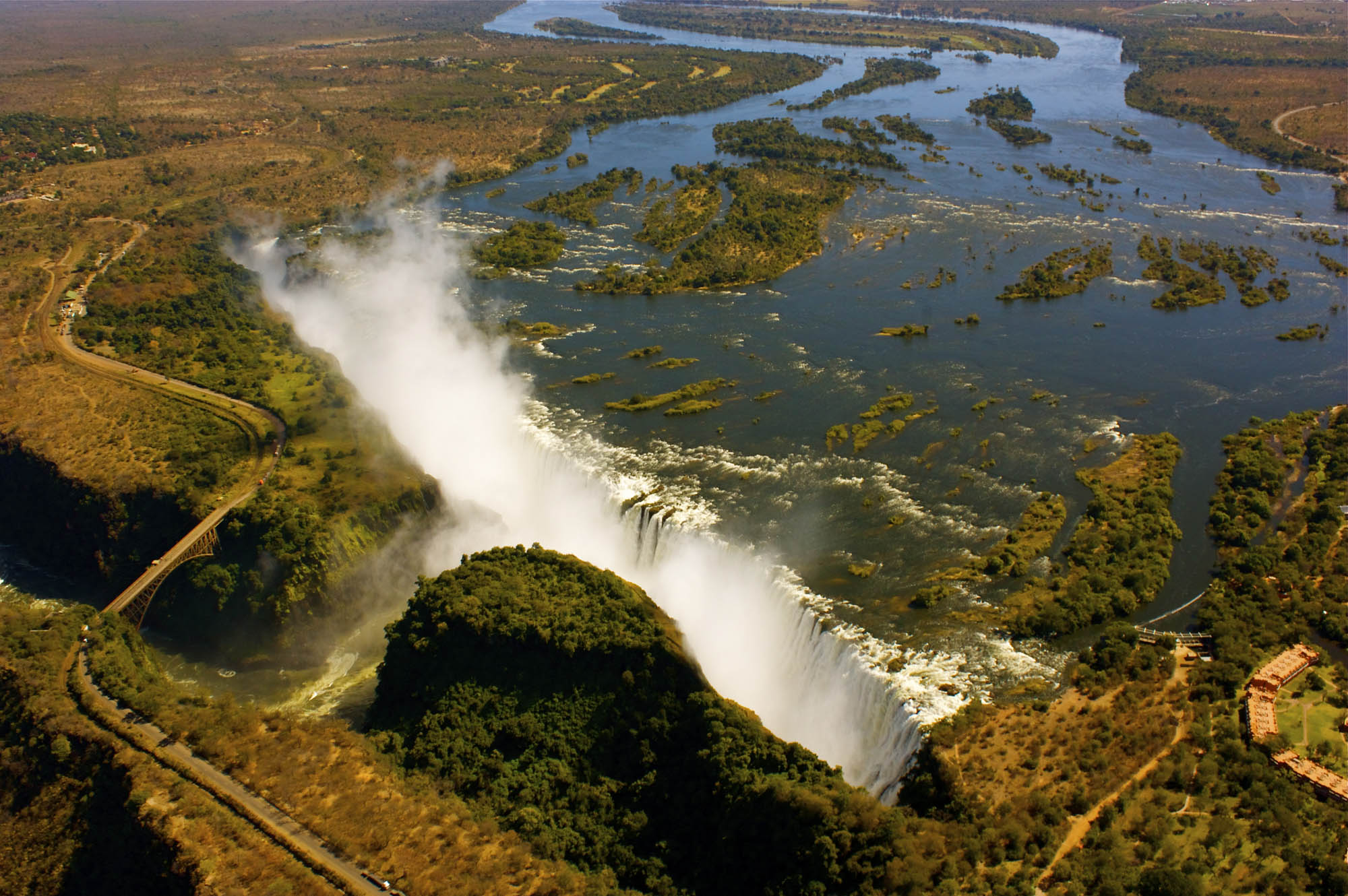 Victoria Falls as seen from the air photo: Imvelo Safaris