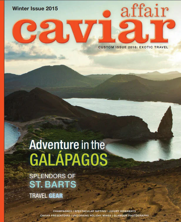 Caviar Affair Magazine cover feature
