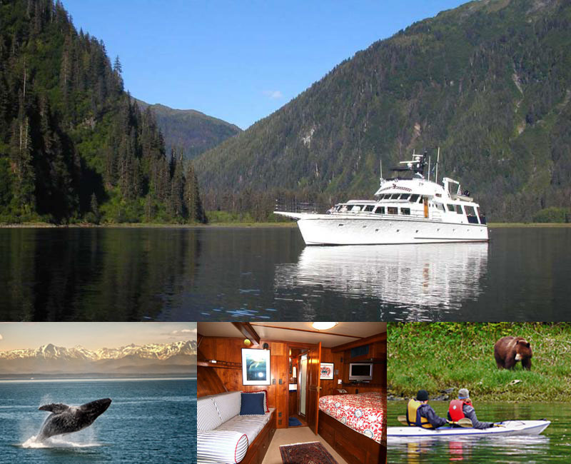 Alaskan Song yacht provides an ideal charter for extended families or group of friends