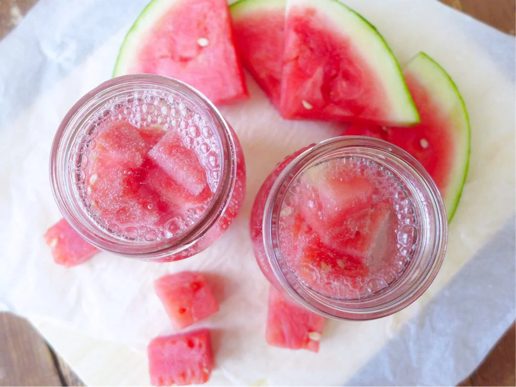 Watermelon Ice Cubes