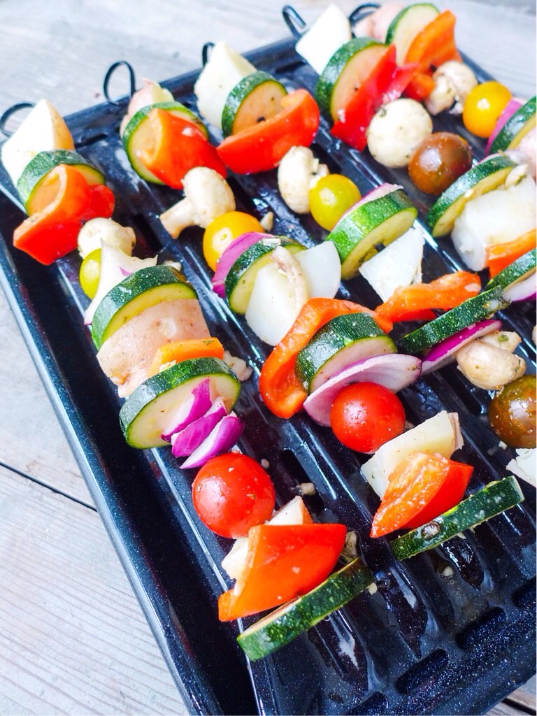 Veggie BBQ Skewers — Project Sunny