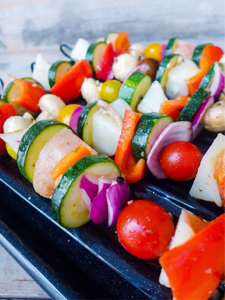 Veggie BBQ Skewers 