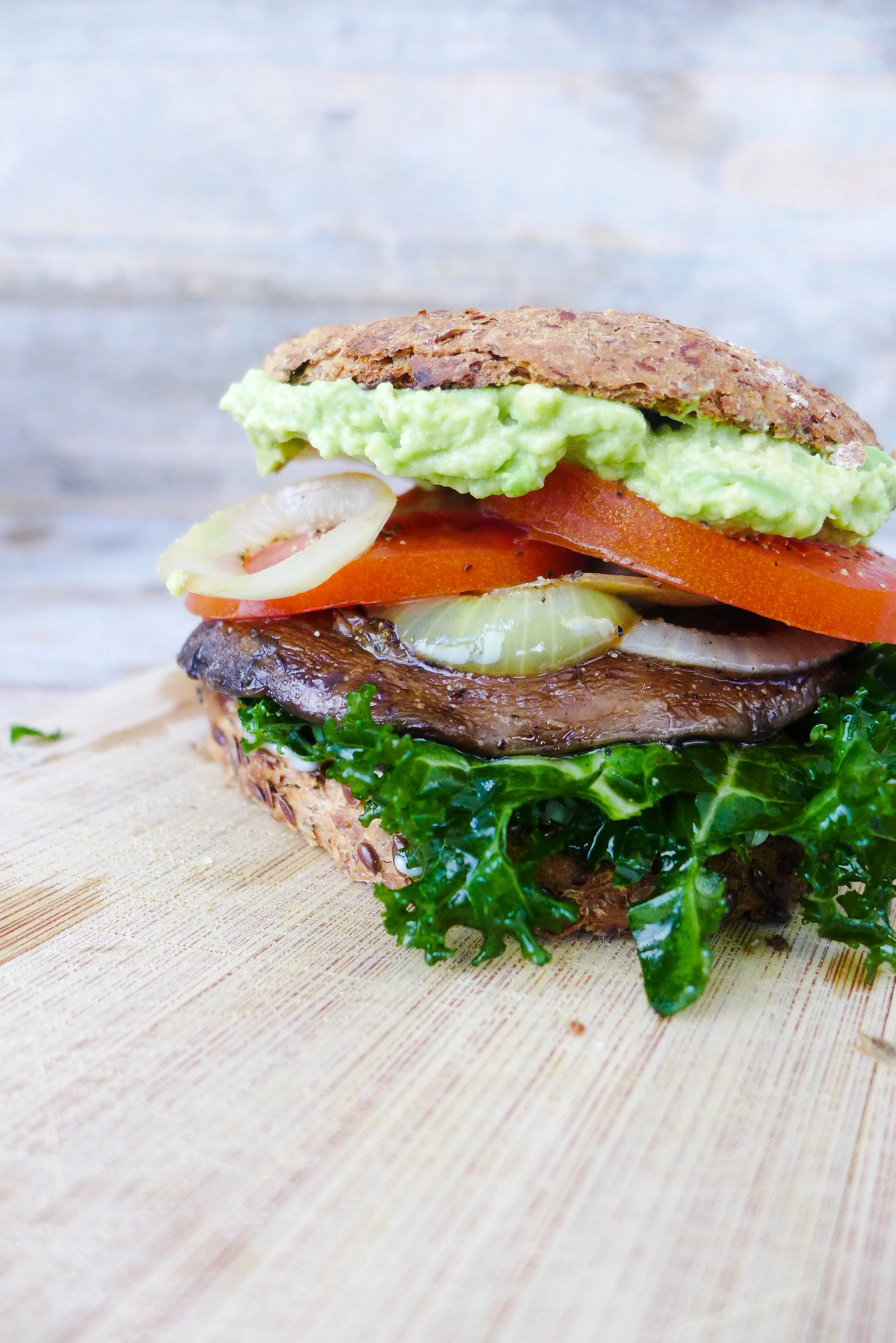 Healthy Portobello Mushroom Burger
