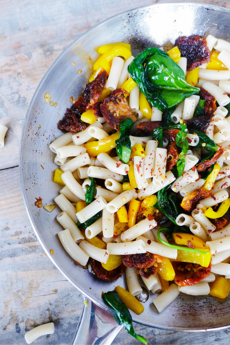 Simple Veggie Penne Pasta