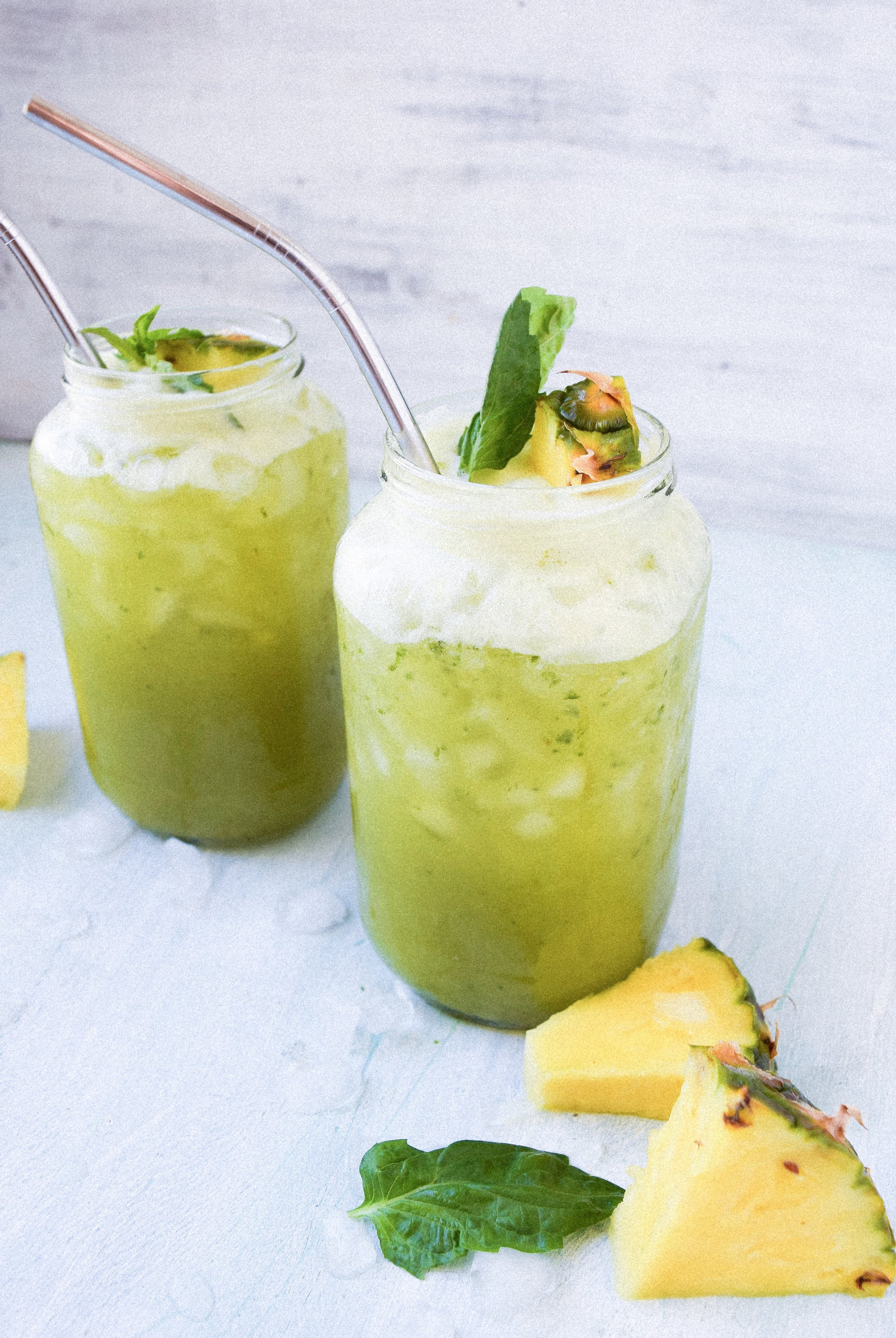 Pineapple Basil Lemonade
