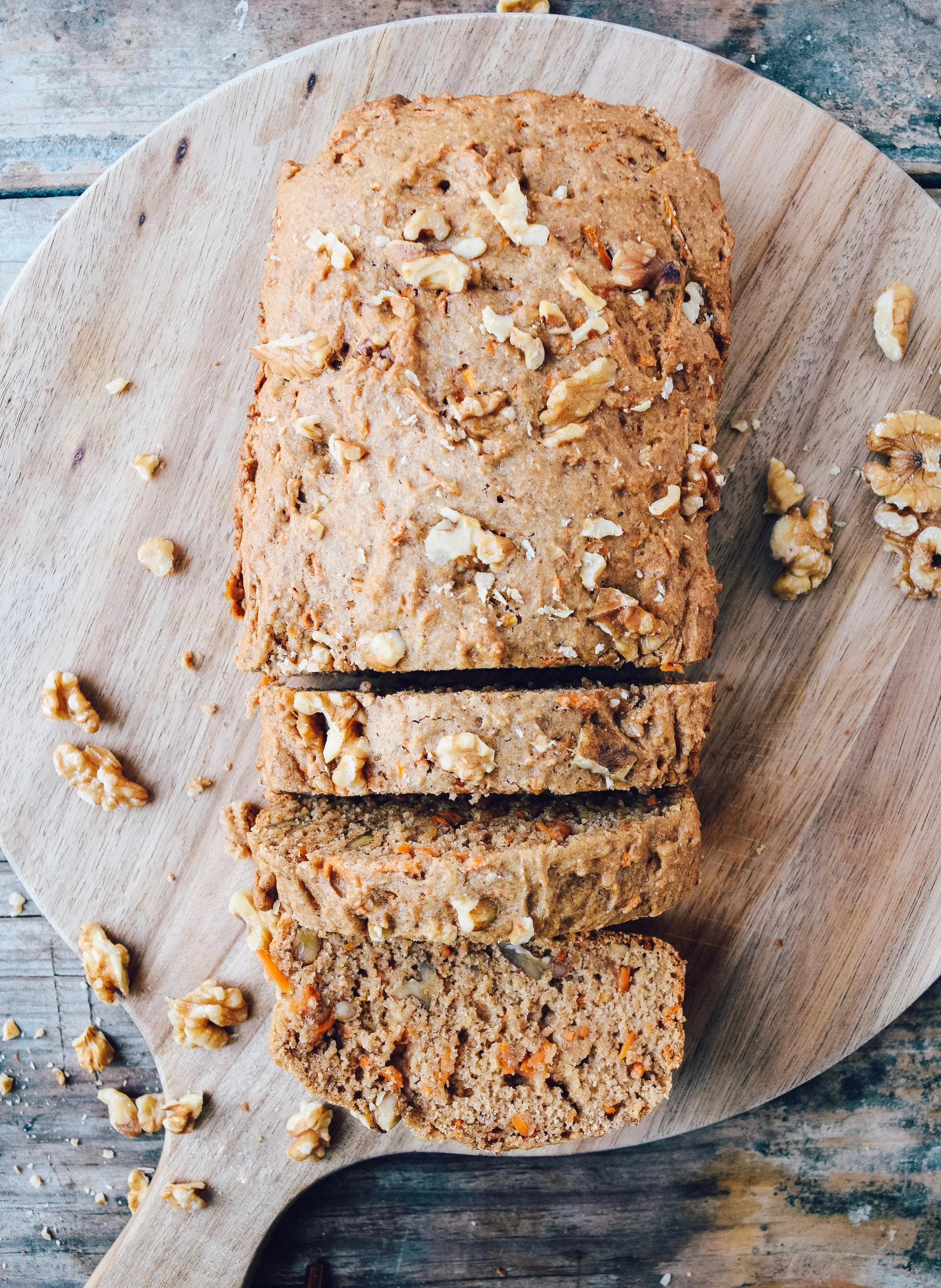 Carrot Cake Walnut Bread 
