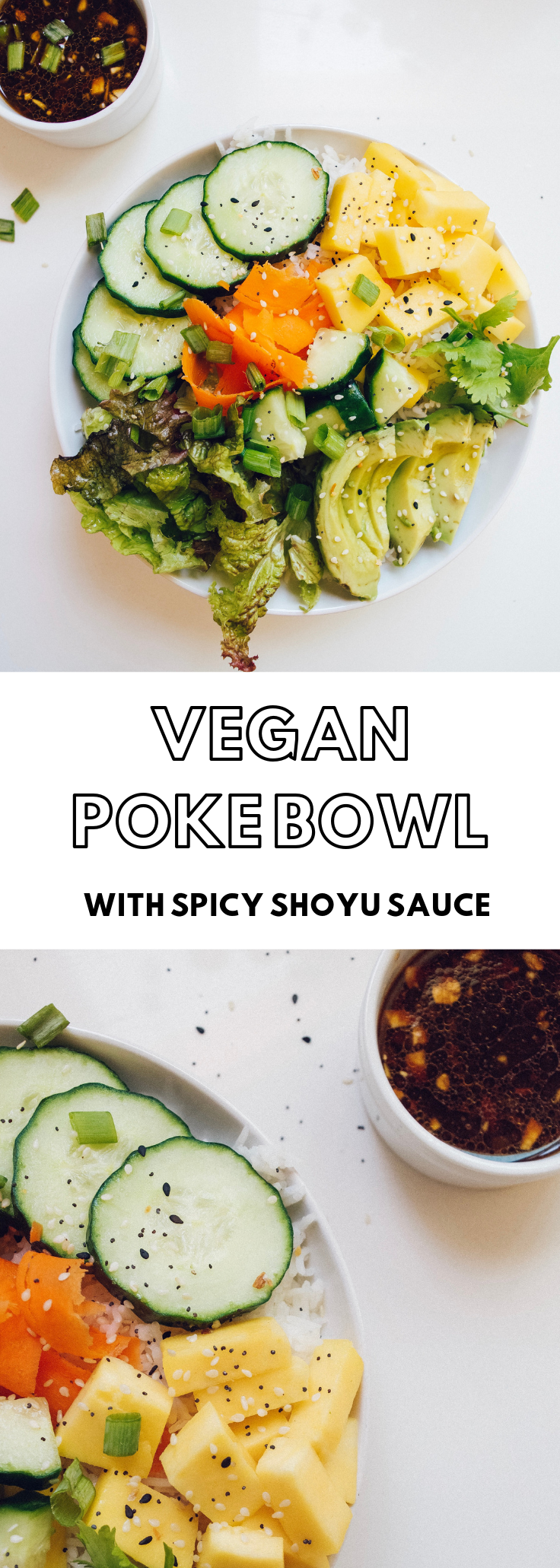 Vegan Poke Bowl with Spicy Shoyu Sauce — Project Sunny