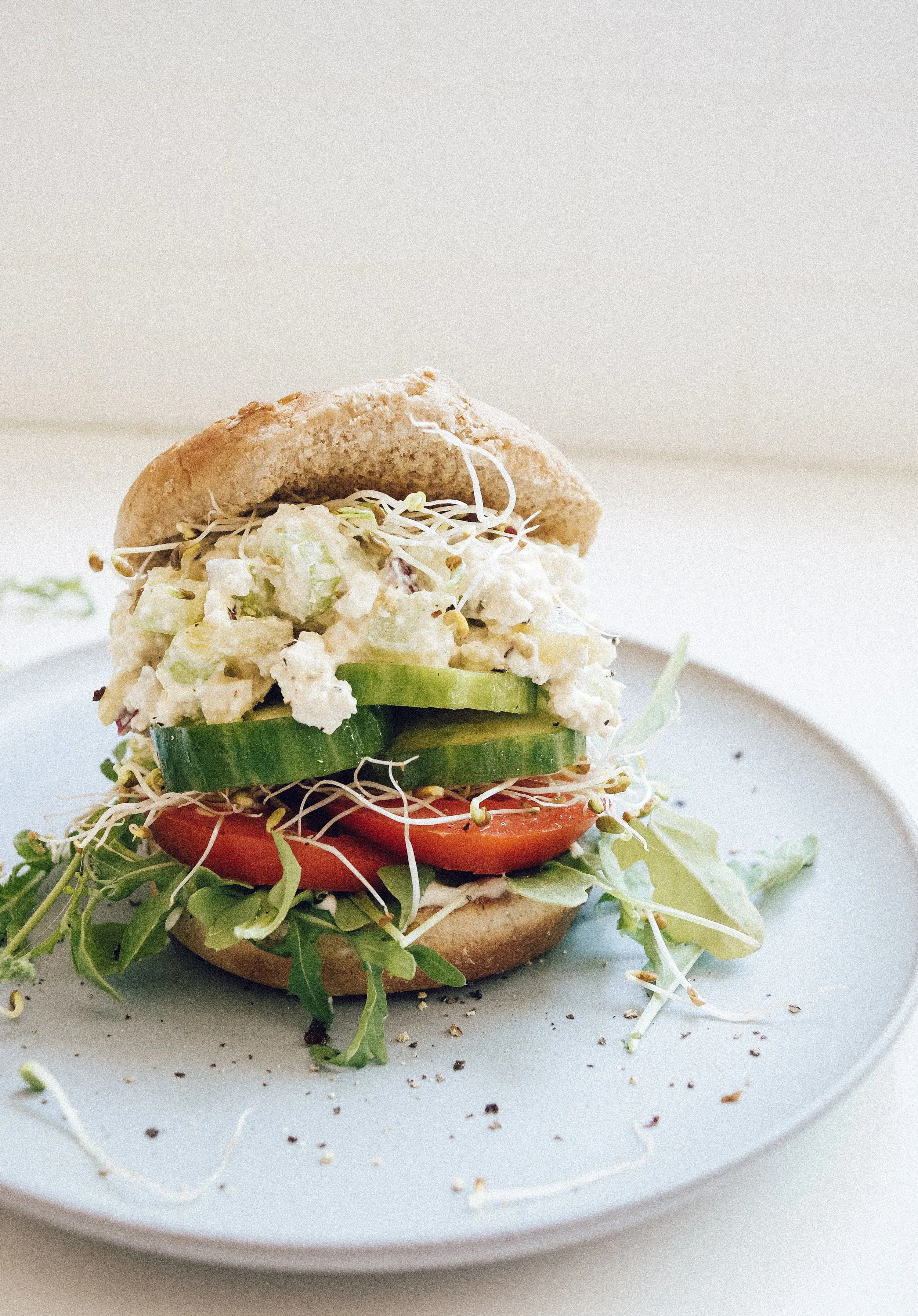 Tofu Egg Salad Sandwich 