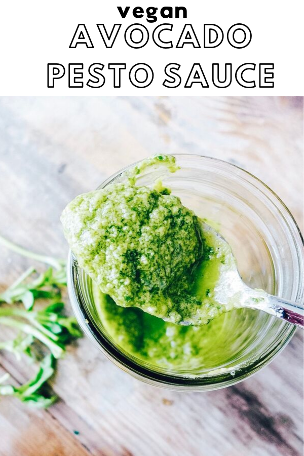 The Best Vegan Avocado Pesto Sauce