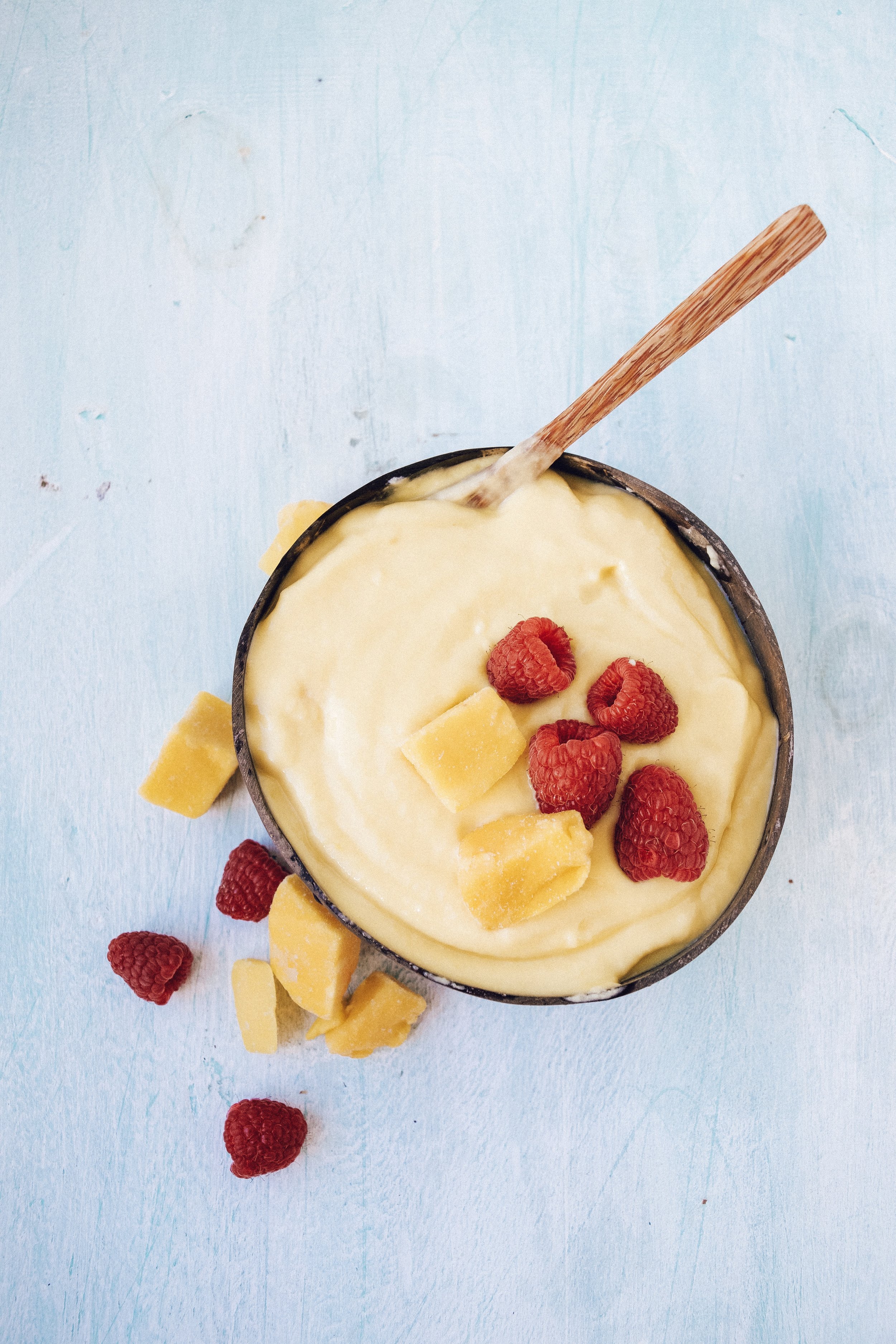 Coconut Mango Frozen Yogurt