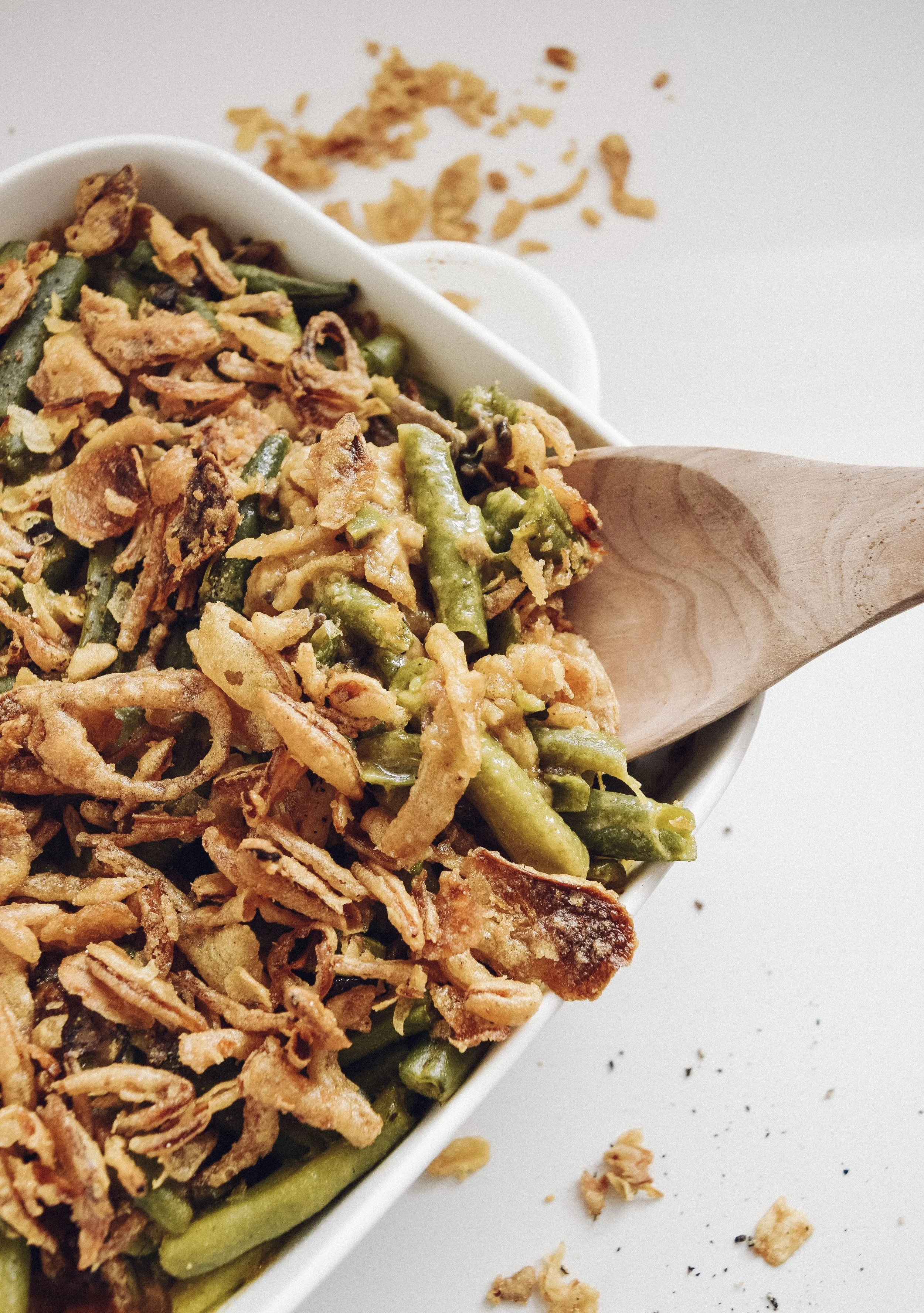 Healthy Green Bean Casserole from Scratch