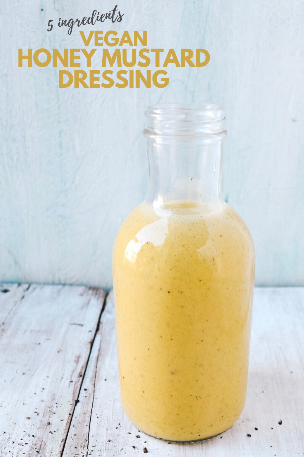Homemade Honey Mustard Vinaigrette Dressing