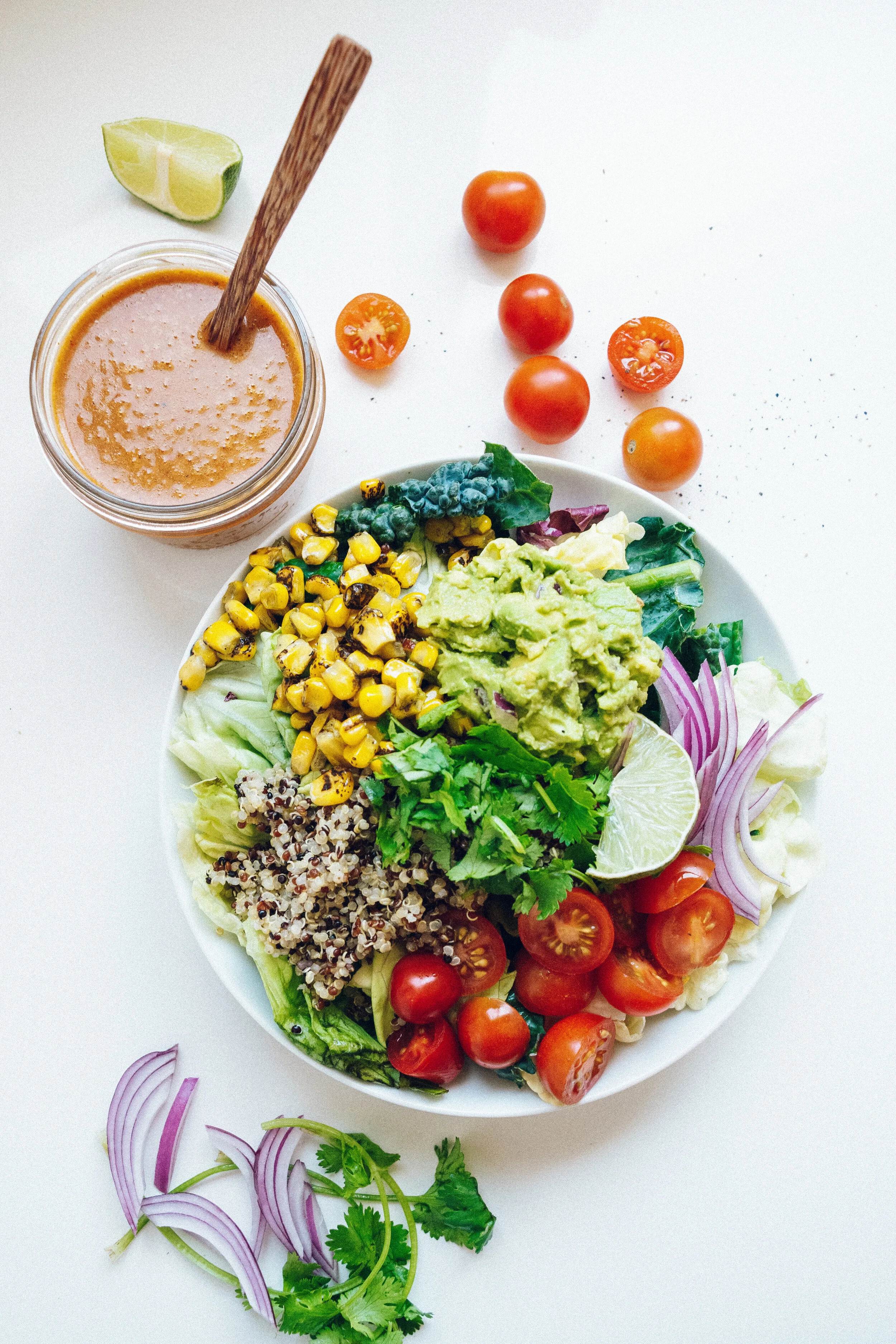 Avocado Quinoa Salad with Chipotle Dressing