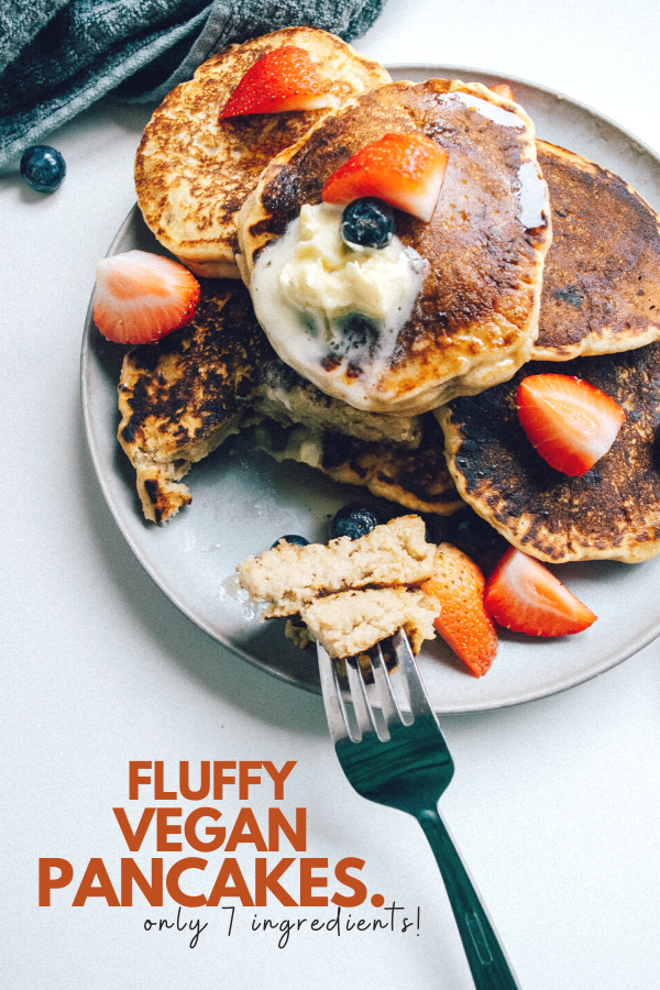 7-Ingredient Fluffy Vegan Pancakes — Project Sunny