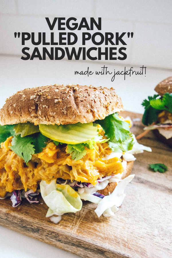 Jackfruit BBQ "Pulled Pork" Sandwich