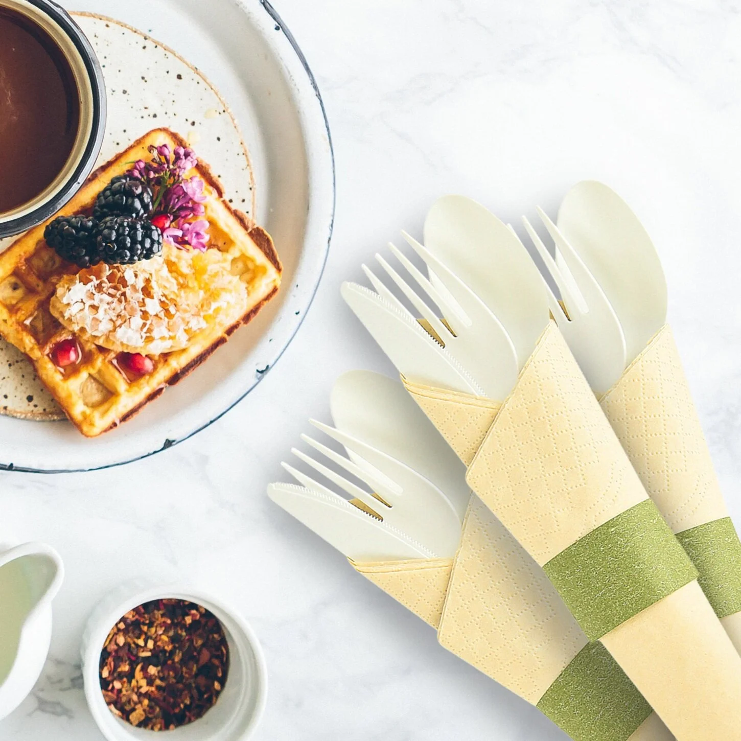 Compostable Pre-Rolled Napkins
