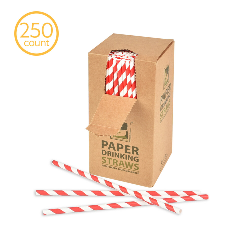 Boddenly Christmas Drinking Straw - Biodegradable Paper Straws Red and  Green Pack of 25 (D, 6x197 mm)