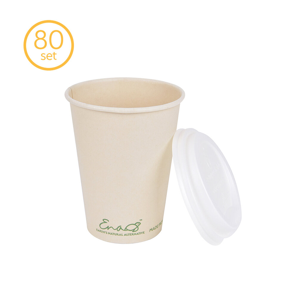 Coffee Disposable Cups With Lids - Go-Compost