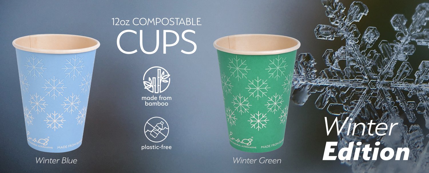 Earth Cups 100% Recyclable Cup, Ocean Blue Sustainable 16oz Party Cups