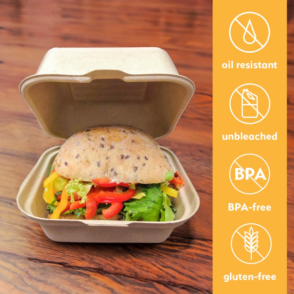 Packaging Food Box-Compostable Bento Lunchbox-Go-Compost